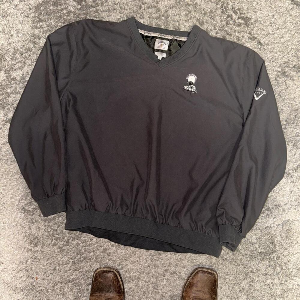 2000s Callaway golf heavy material pullover long sleeve